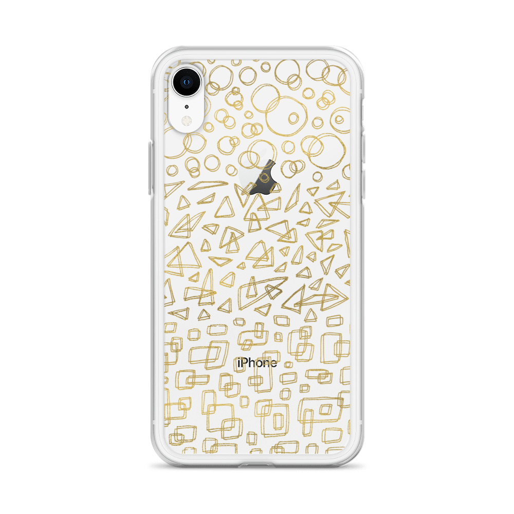 Geometrinity Gold Clear Case for iPhone®