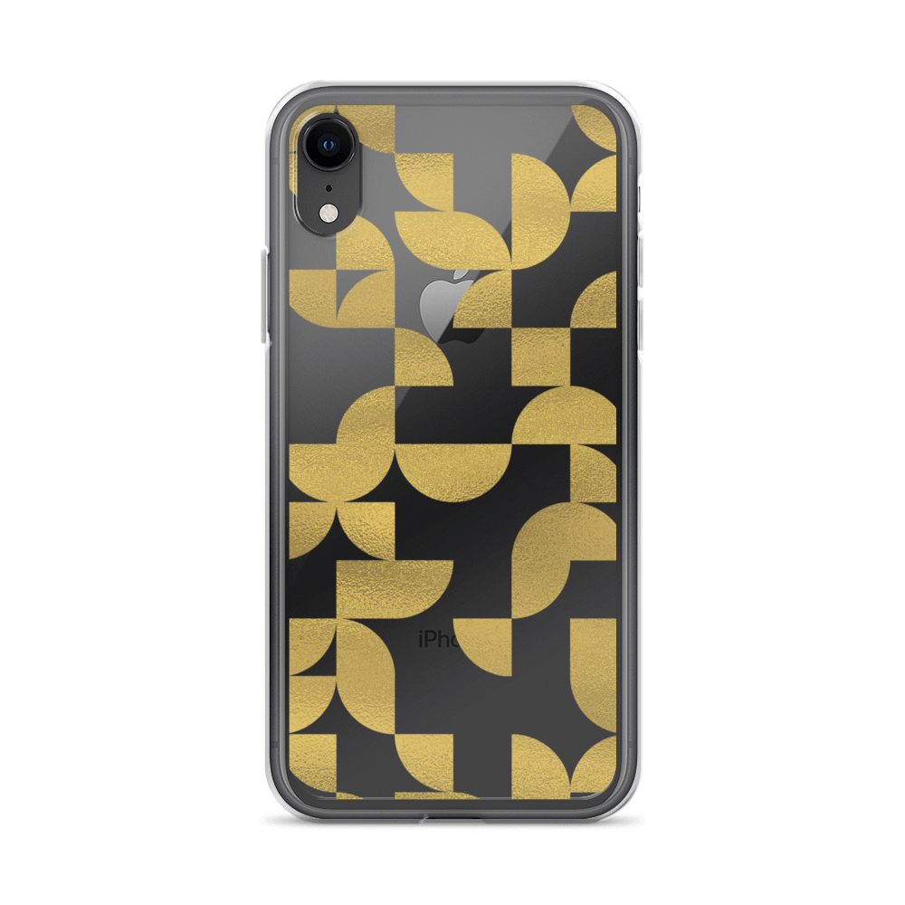 Geometria I Gold Clear Case for iPhone®