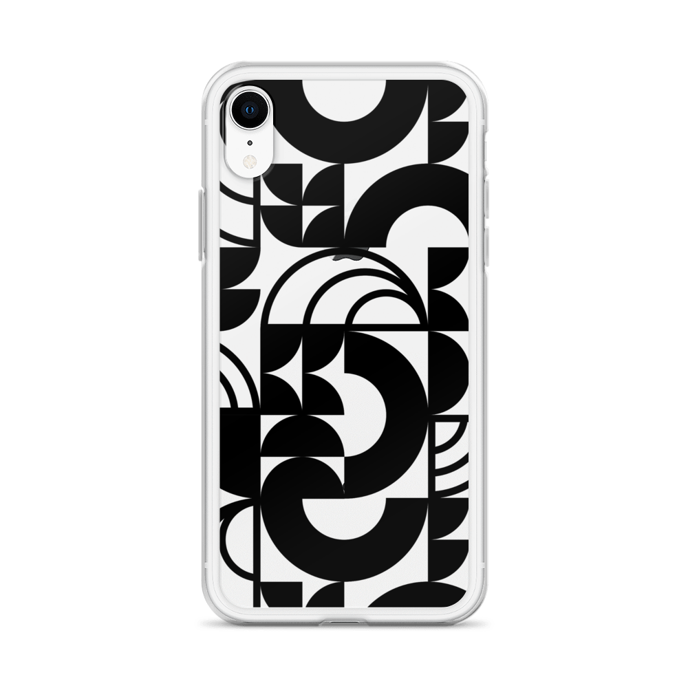Geometria II Black Clear Case for iPhone®