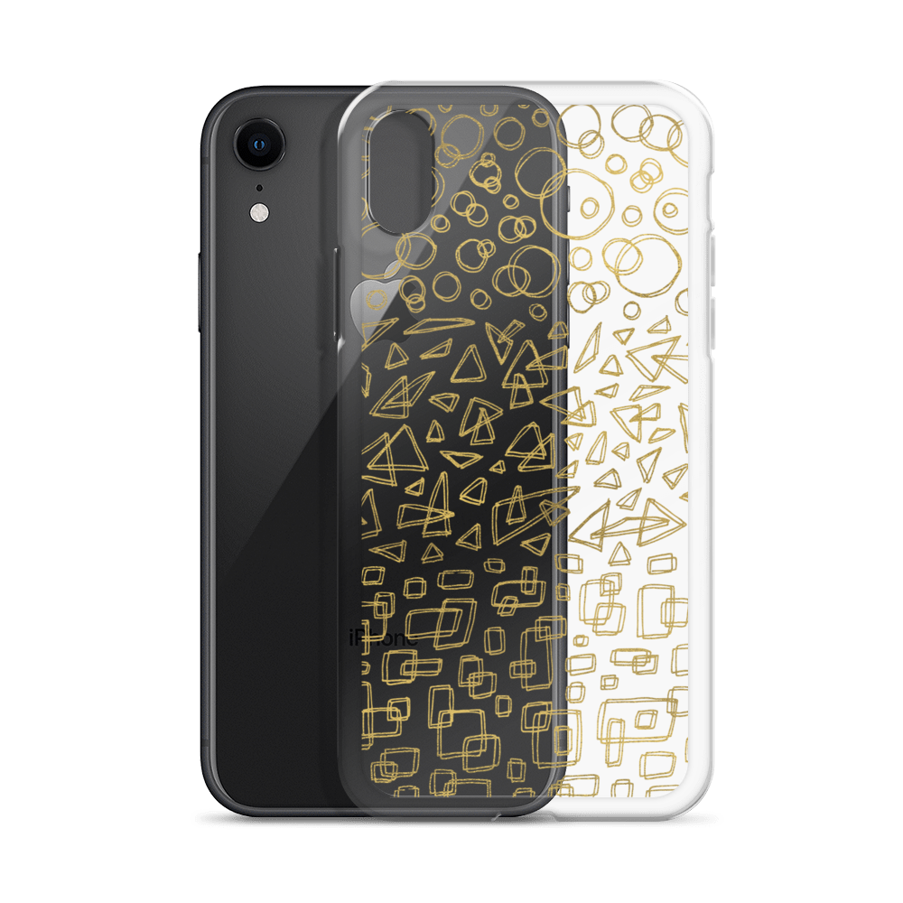 Geometrinity Gold Clear Case for iPhone®