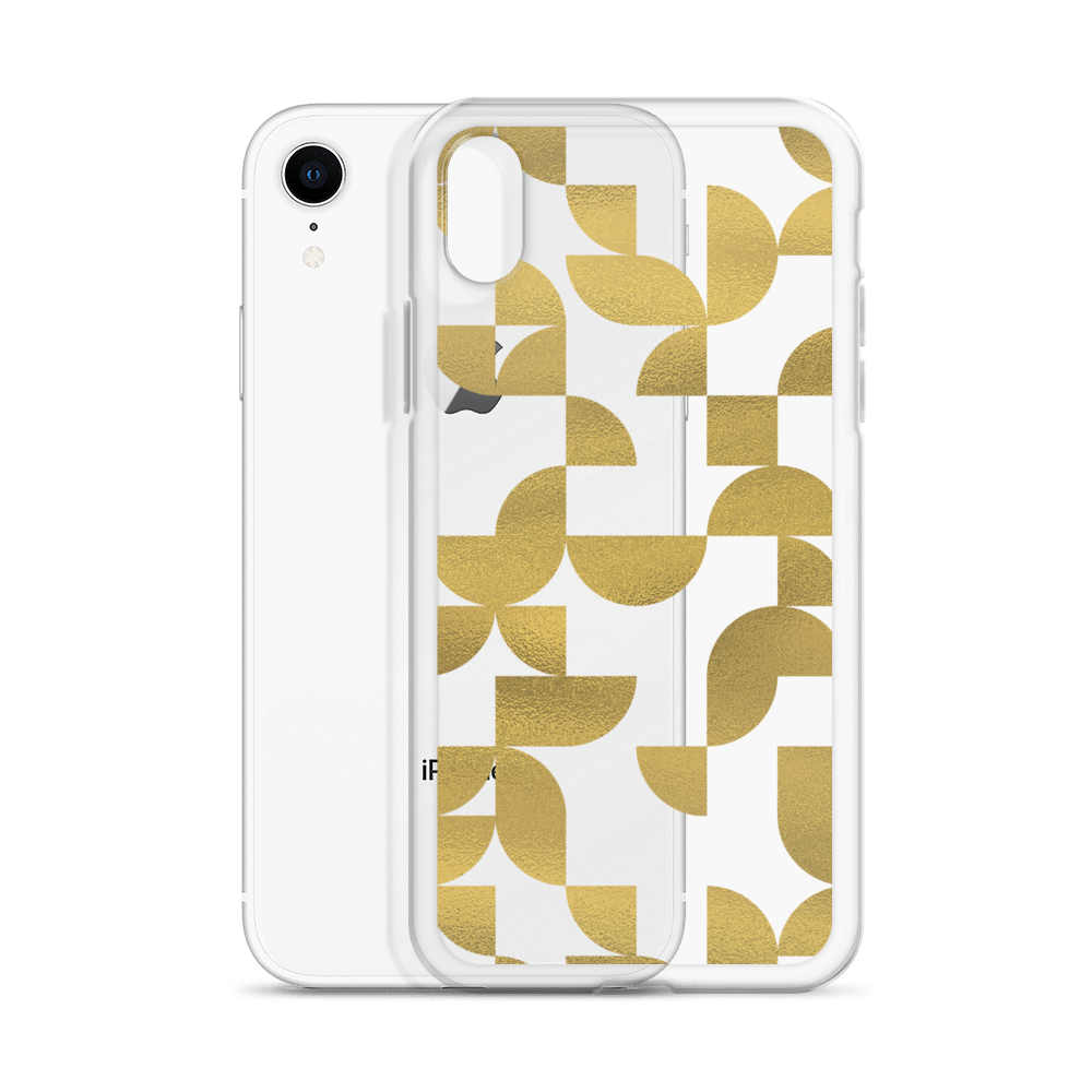 Geometria I Gold Clear Case for iPhone®
