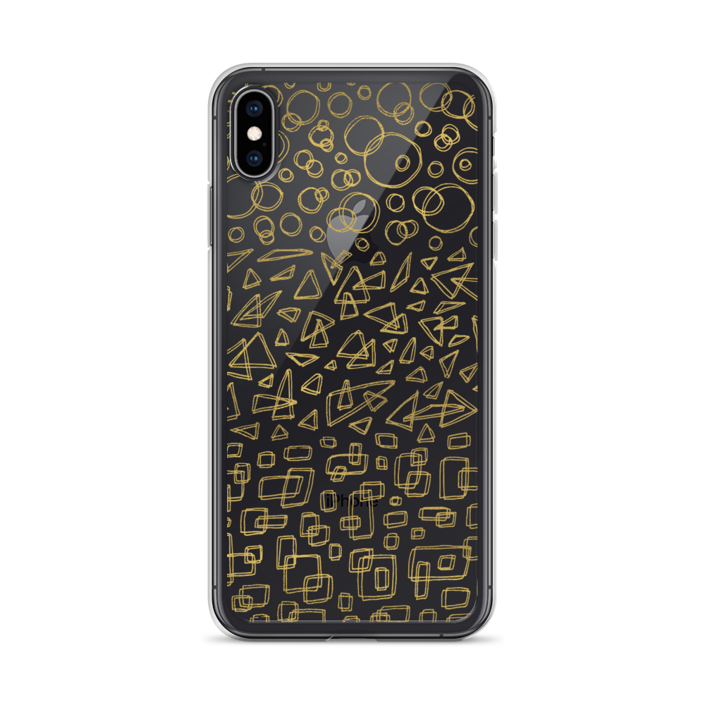 Geometrinity Gold Clear Case for iPhone®