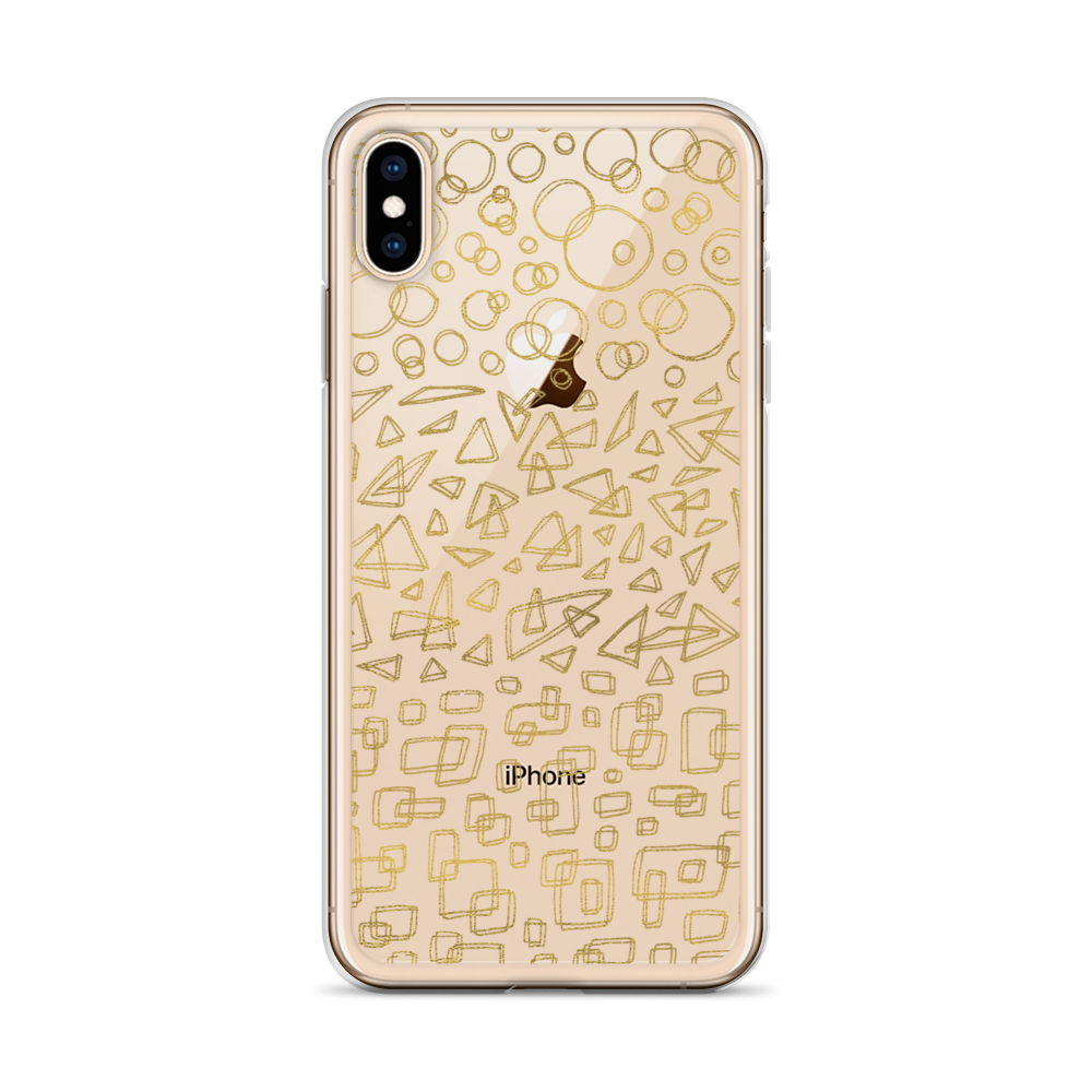 Geometrinity Gold Clear Case for iPhone®