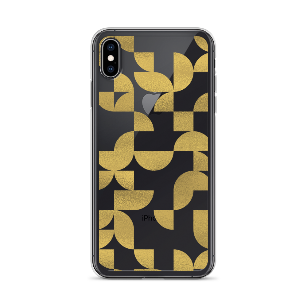 Geometria I Gold Clear Case for iPhone®