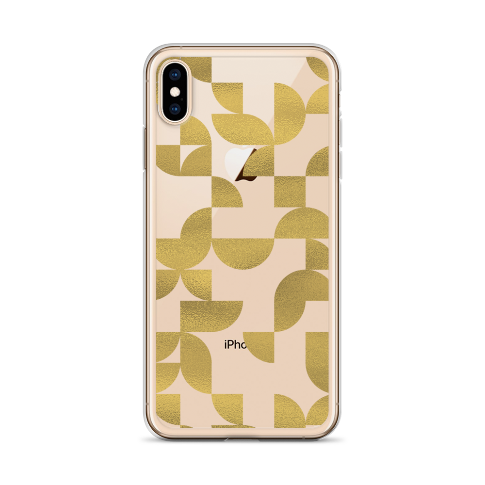 Geometria I Gold Clear Case for iPhone®