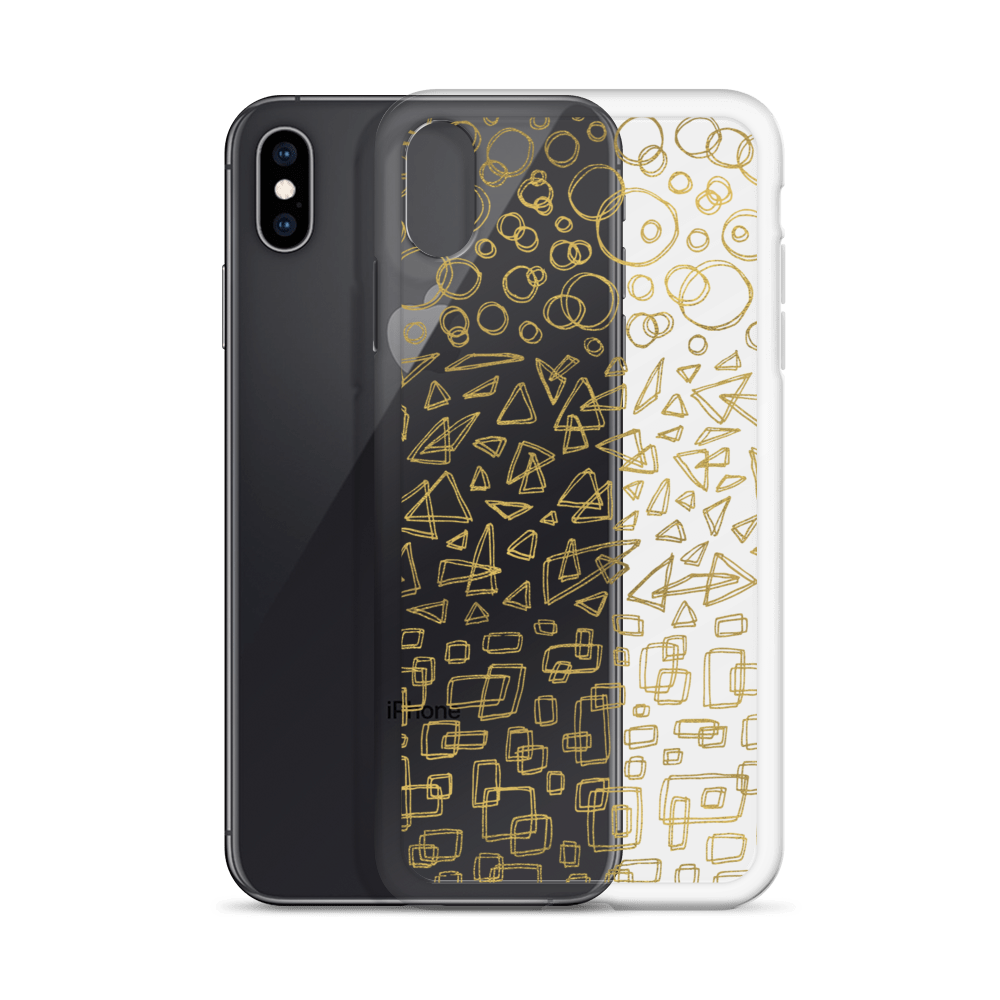 Geometrinity Gold Clear Case for iPhone®