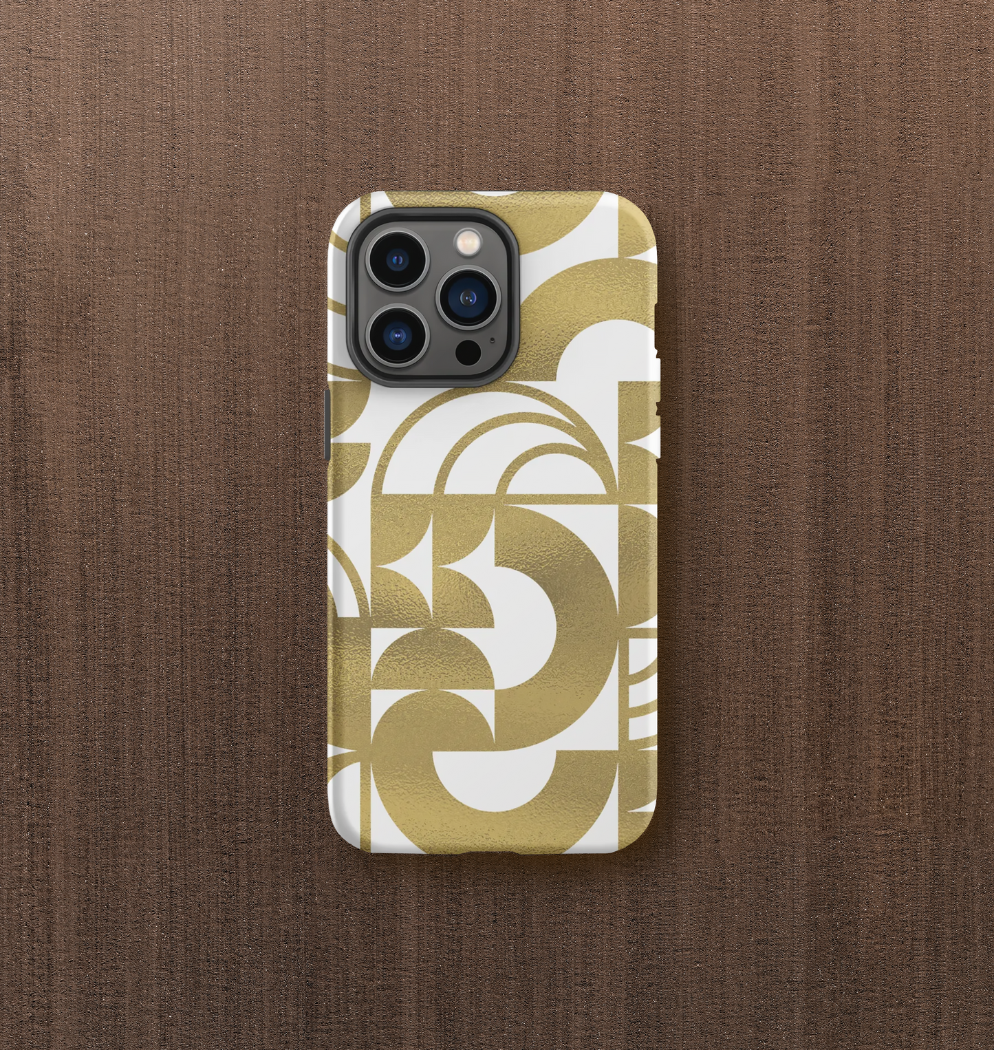 Geometria II Gold Tough Case for iPhone®