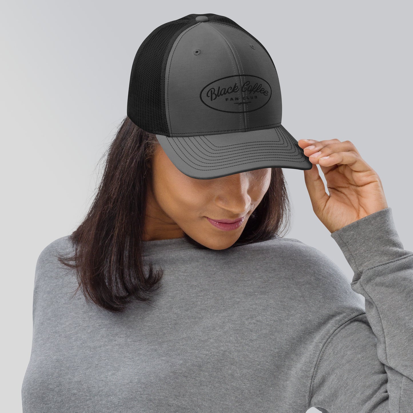 Black Coffee Fan Club Snapback Trucker Cap