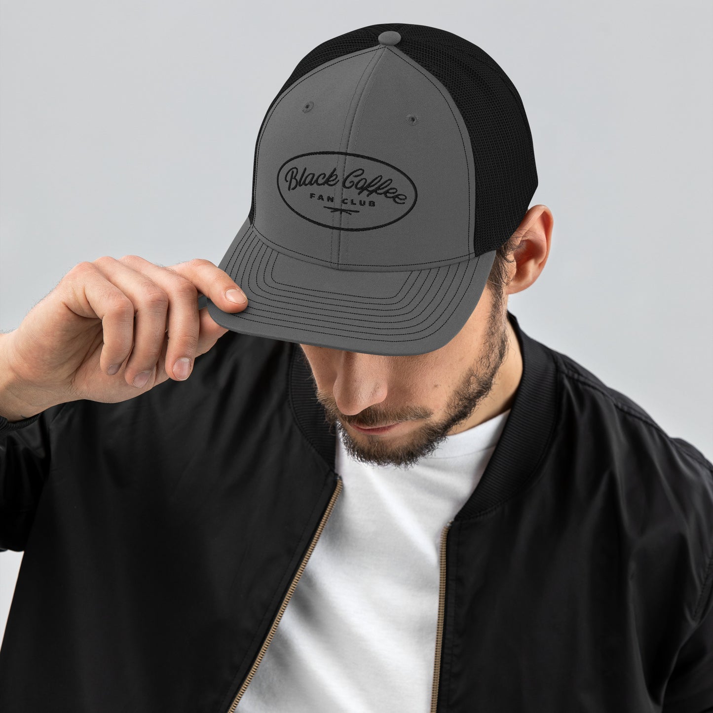 Black Coffee Fan Club Snapback Trucker Cap