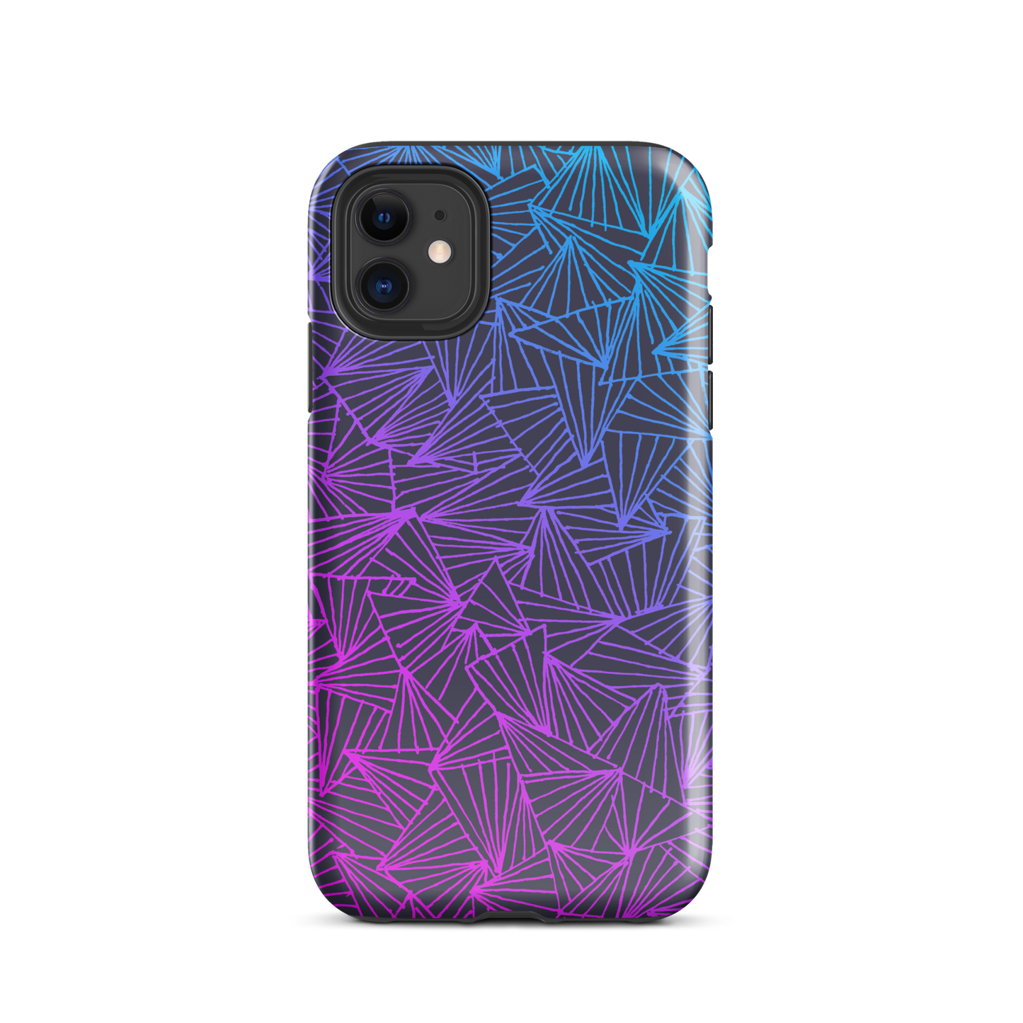Gaggle of Triangles Gradient Tough Case for iPhone®