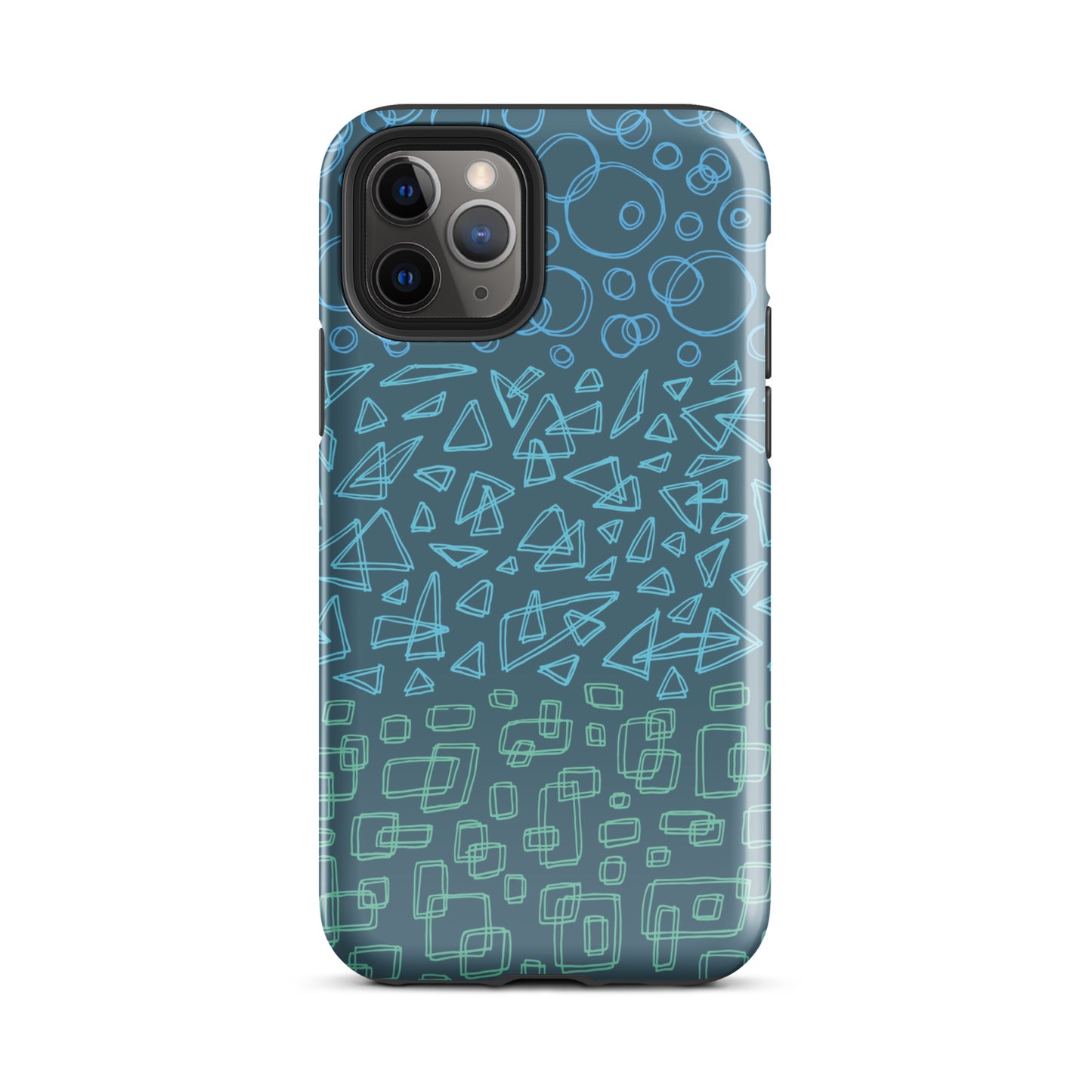 Geometrinity Azure Tough Case for iPhone®