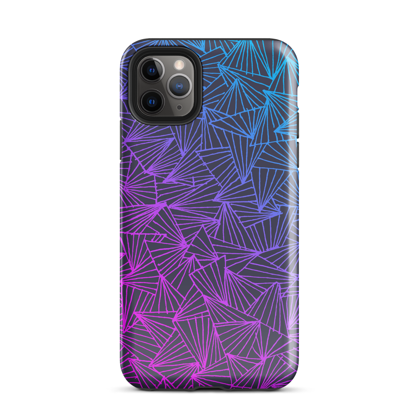 Gaggle of Triangles Gradient Tough Case for iPhone®