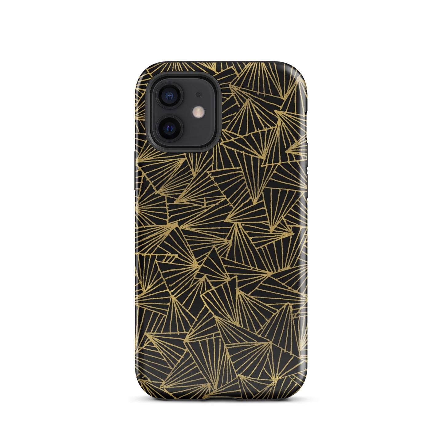 Gaggle of Triangles Gold Tough Case for iPhone®