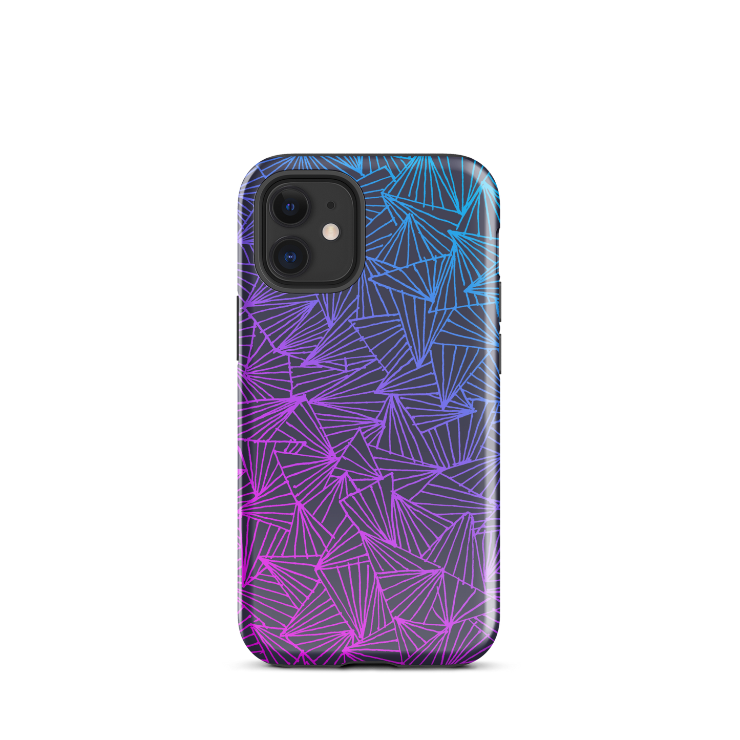 Gaggle of Triangles Gradient Tough Case for iPhone®