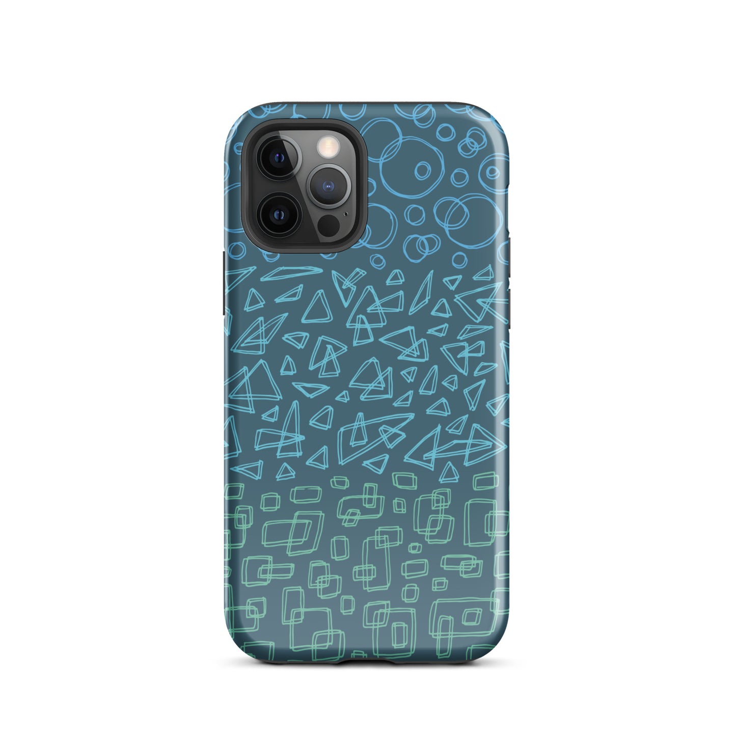Geometrinity Azure Tough Case for iPhone®