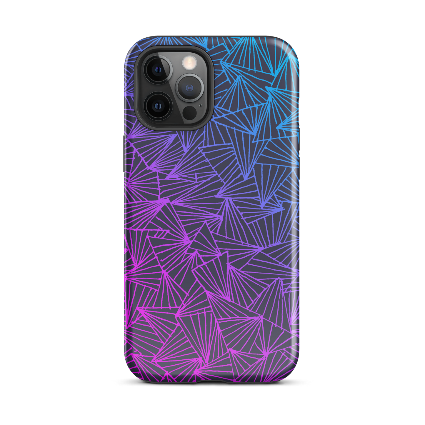 Gaggle of Triangles Gradient Tough Case for iPhone®