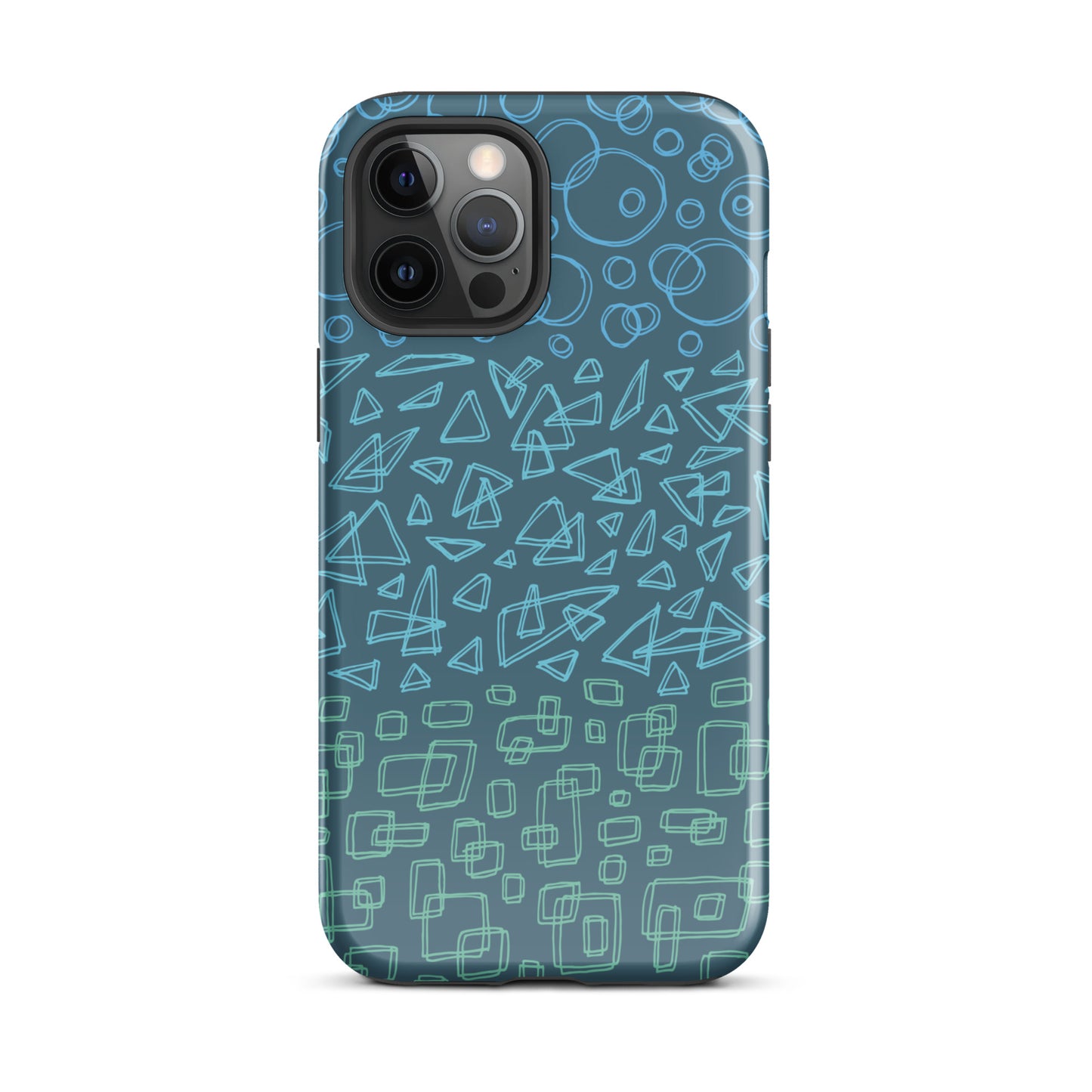 Geometrinity Azure Tough Case for iPhone®