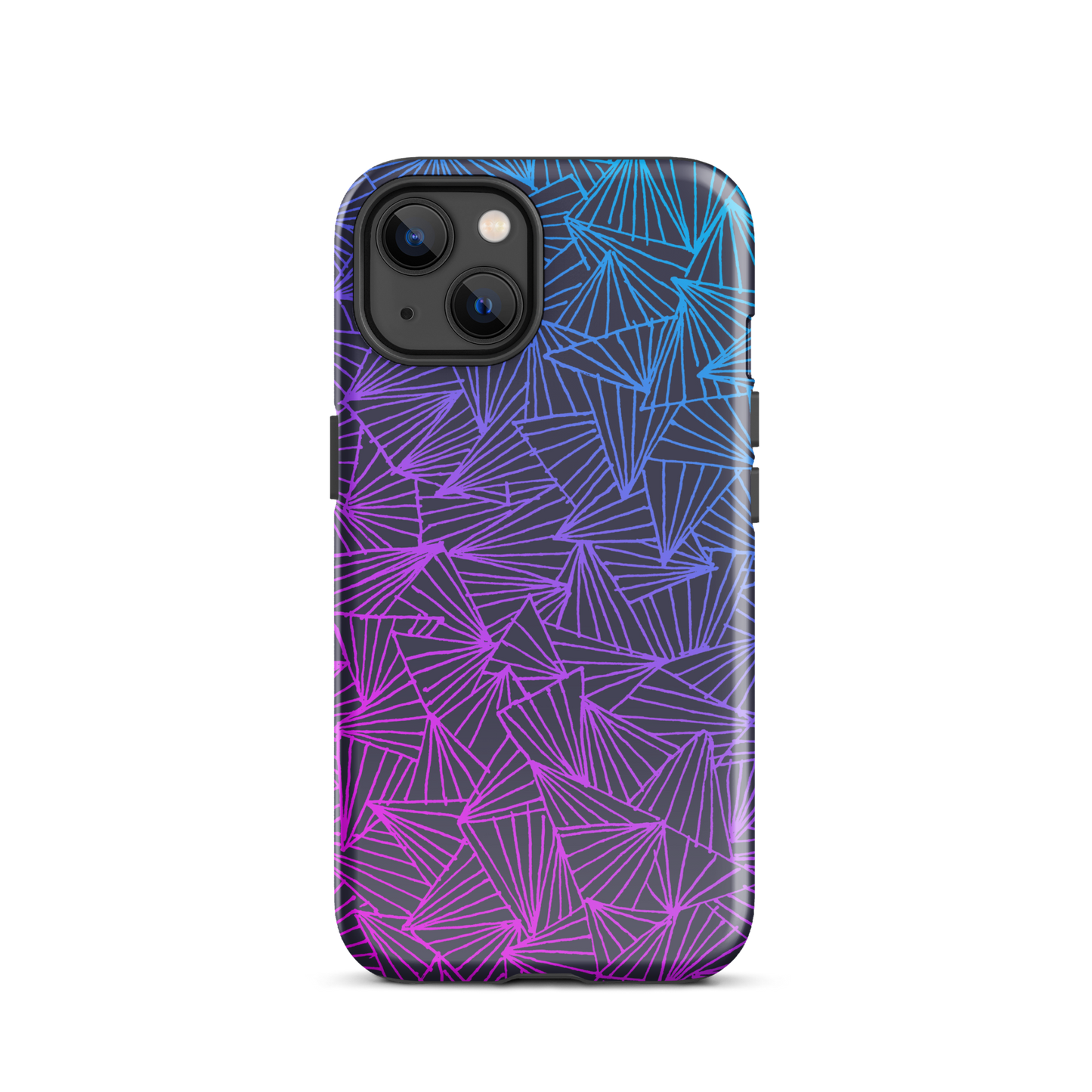 Gaggle of Triangles Gradient Tough Case for iPhone®