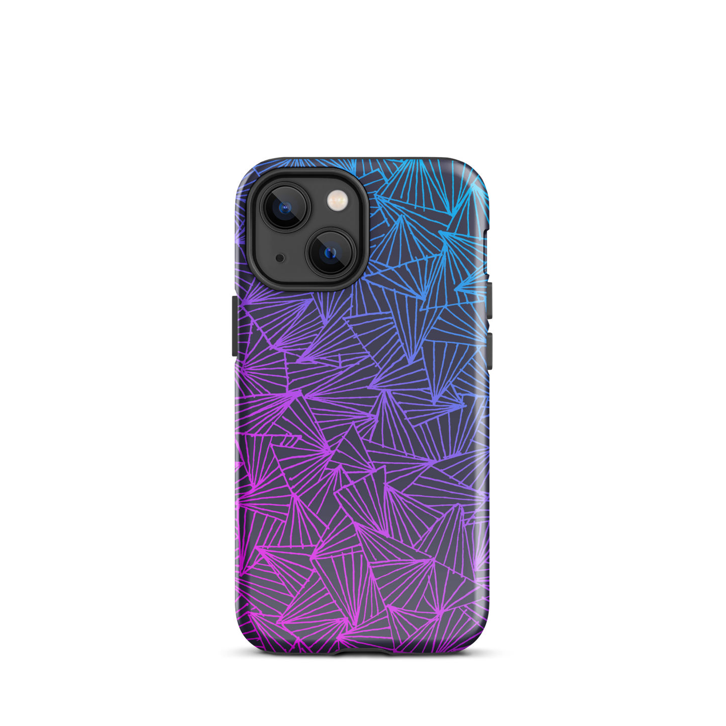 Gaggle of Triangles Gradient Tough Case for iPhone®