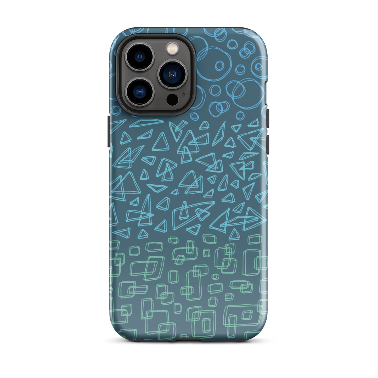 Geometrinity Azure Tough Case for iPhone®