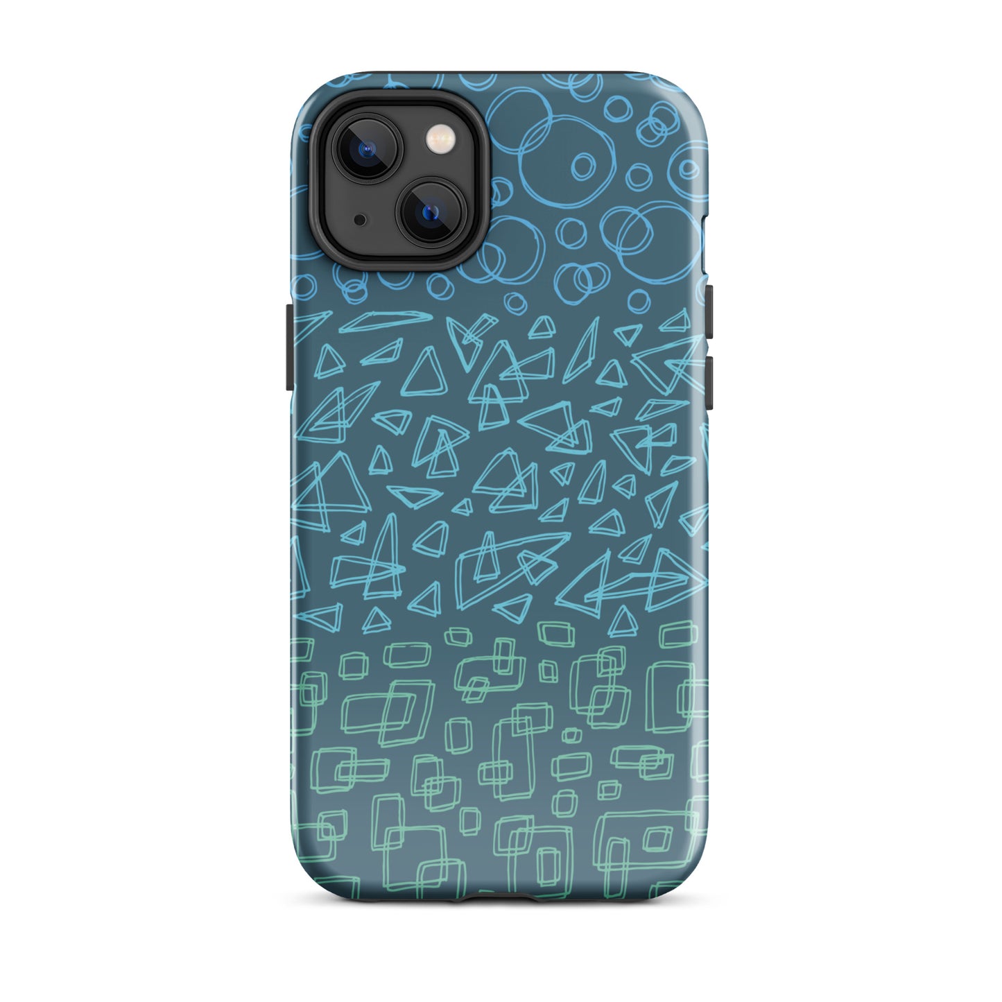 Geometrinity Azure Tough Case for iPhone®