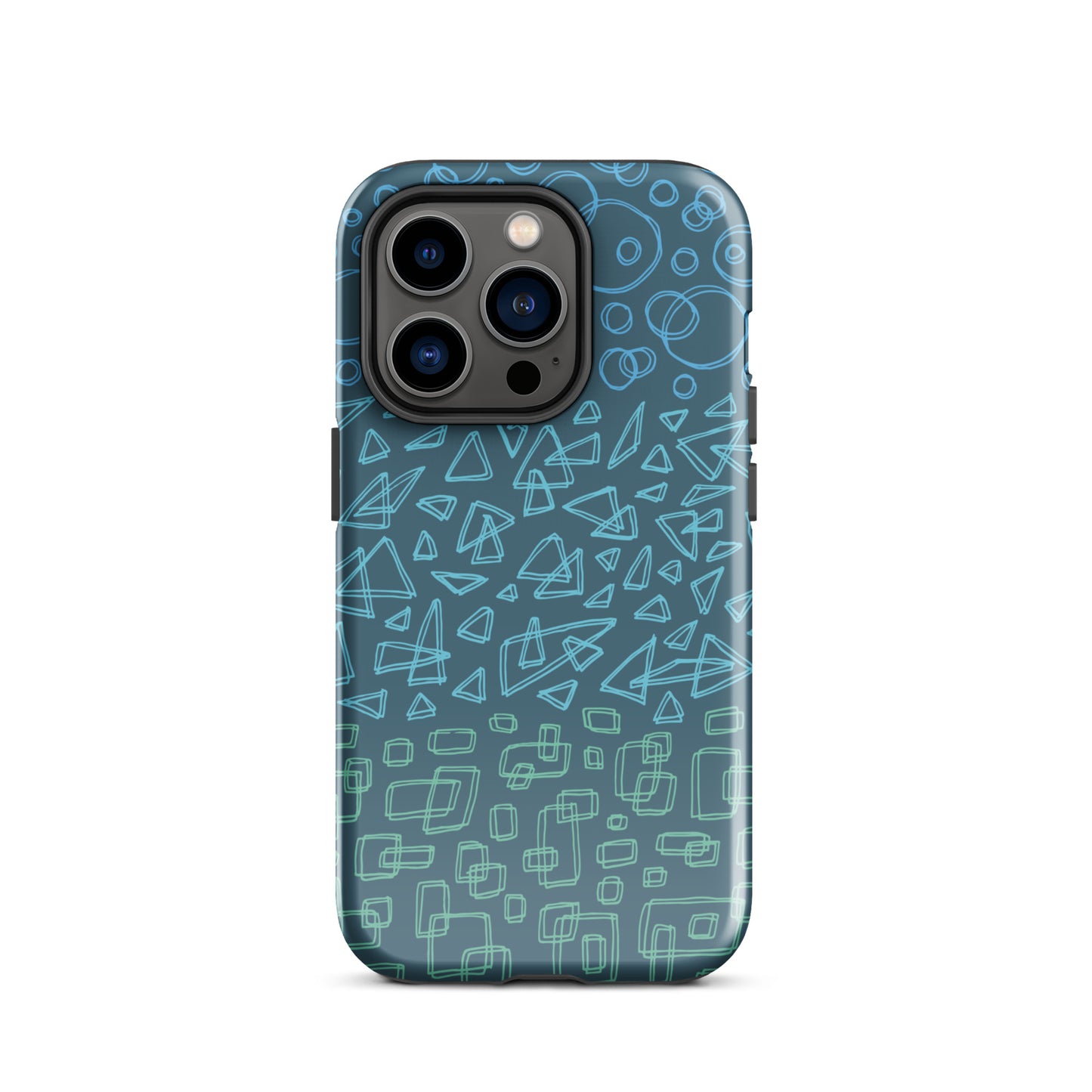 Geometrinity Azure Tough Case for iPhone®