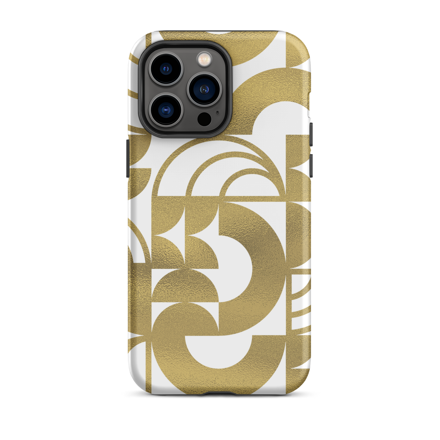 Geometria II Gold Tough Case for iPhone®