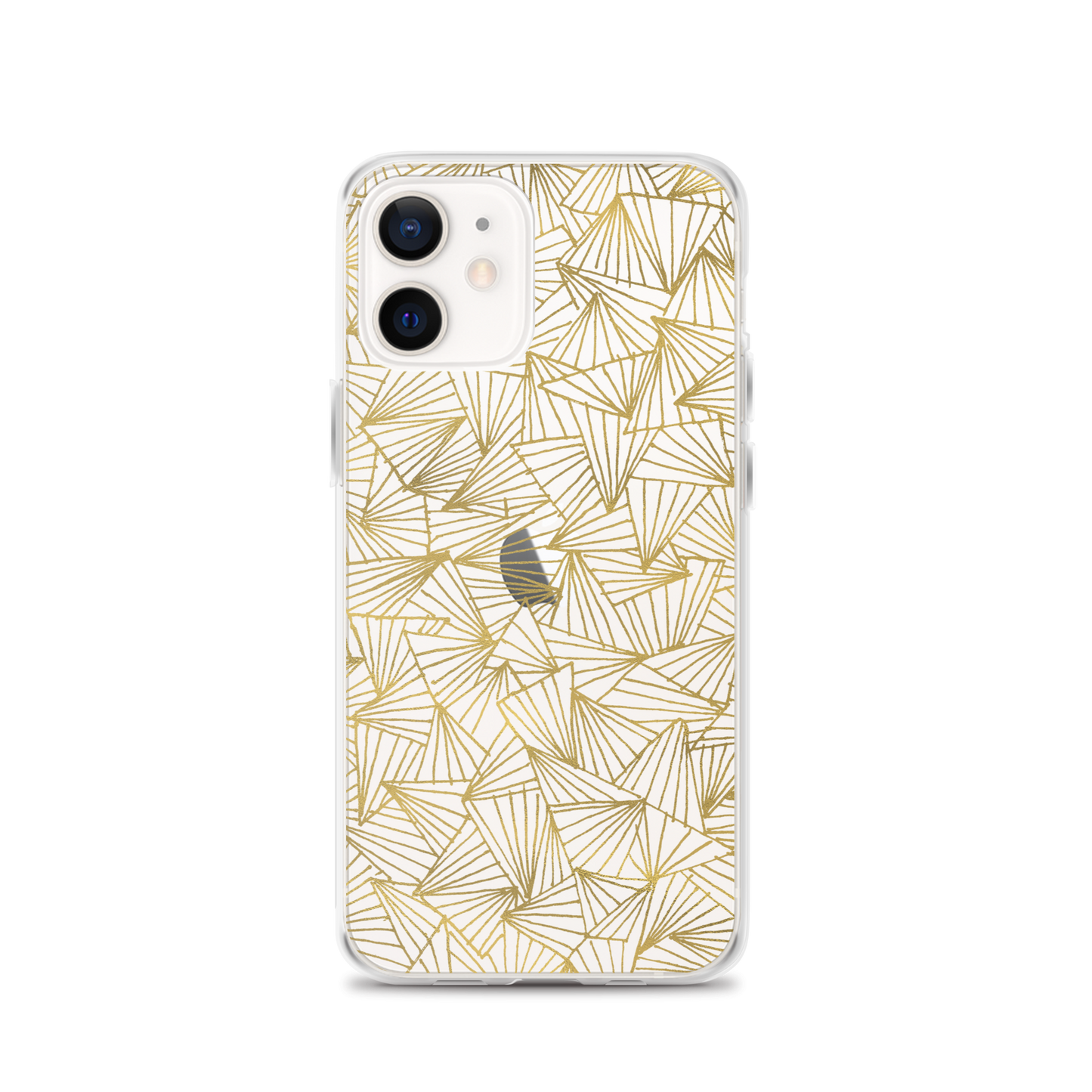 Gaggle of Triangles Gold Clear Case for iPhone®