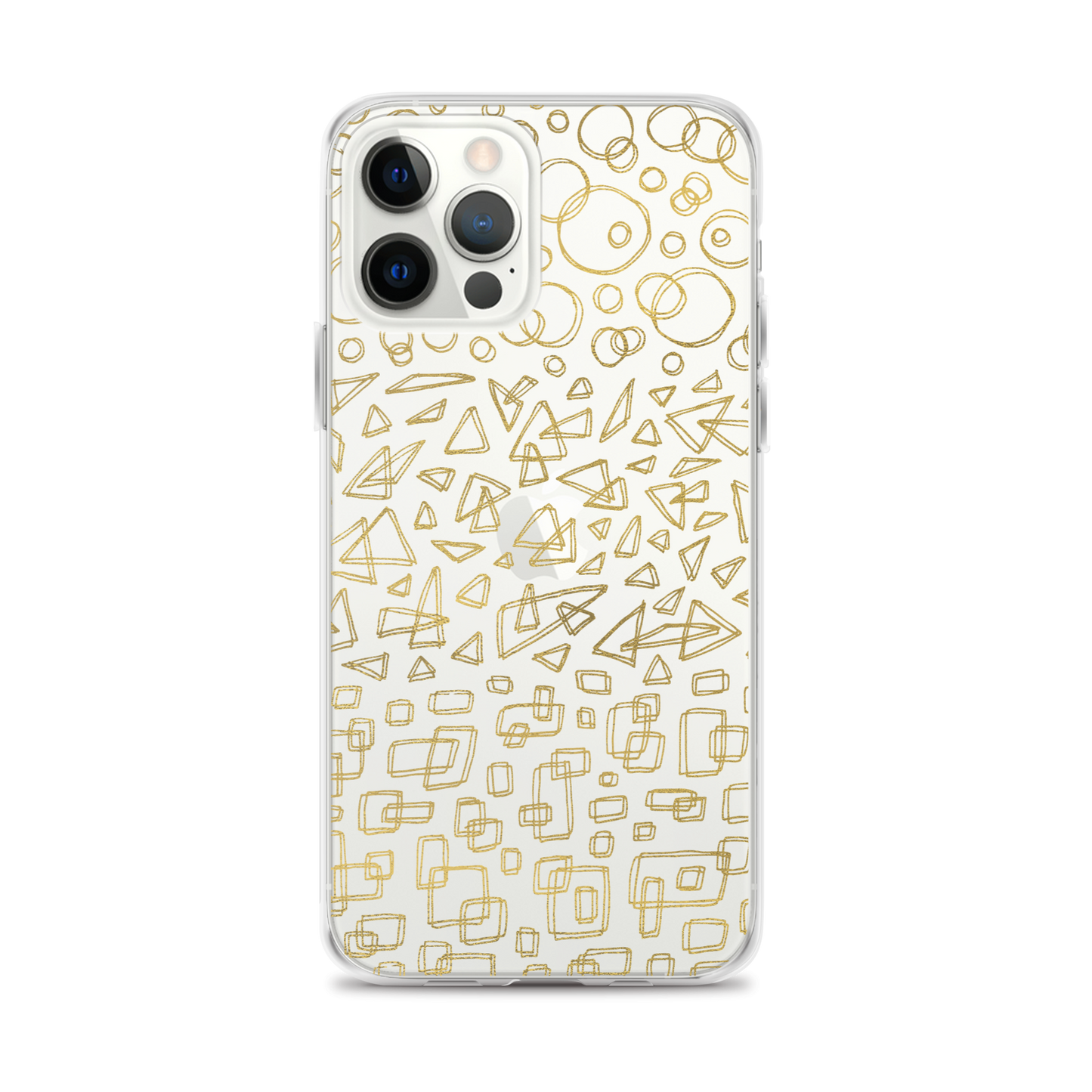 Geometrinity Gold Clear Case for iPhone®