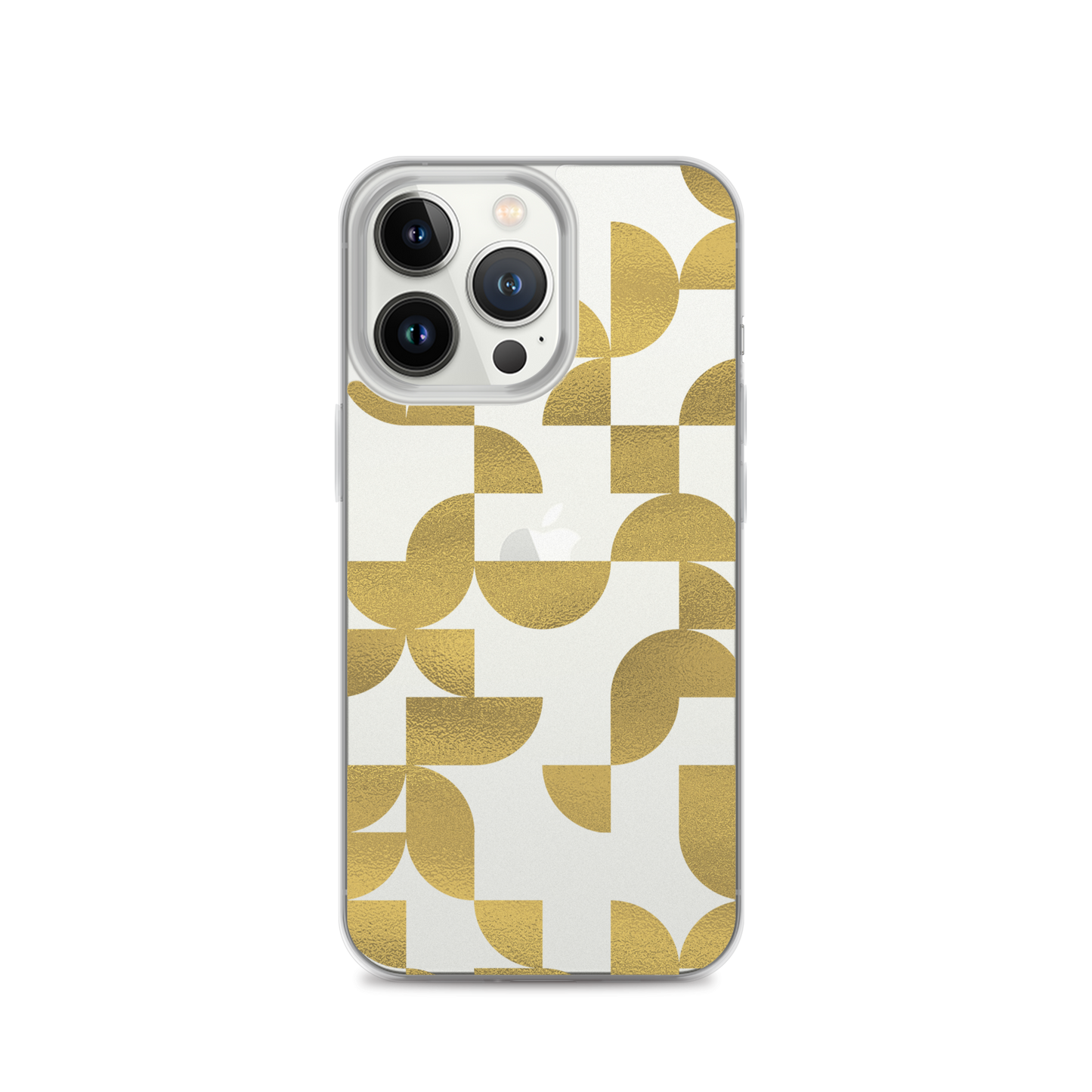 Geometria I Gold Clear Case for iPhone®