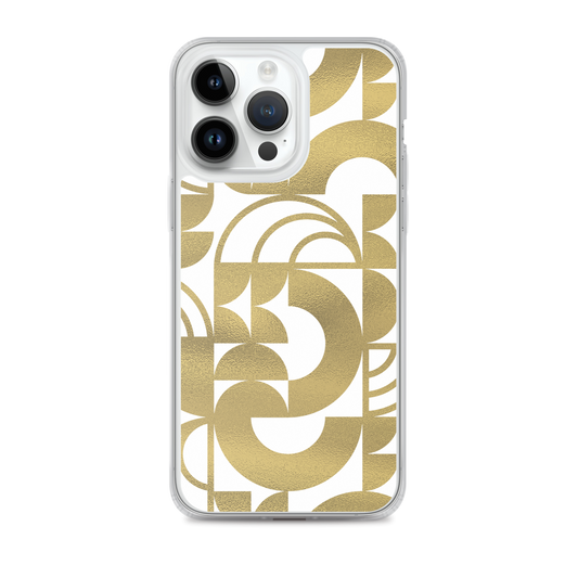 Geometria II Gold Clear Case for iPhone®