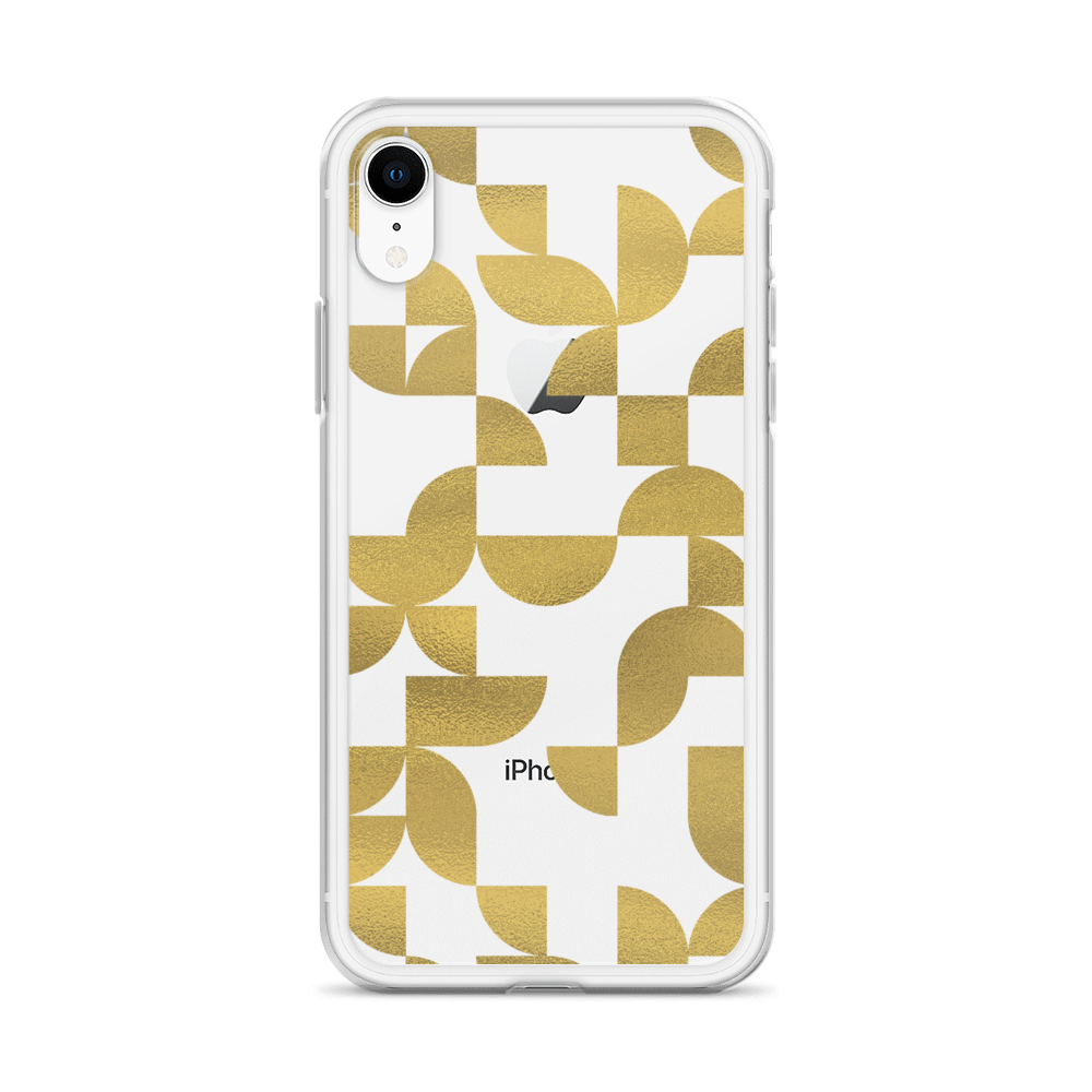Geometria I Gold Clear Case for iPhone®