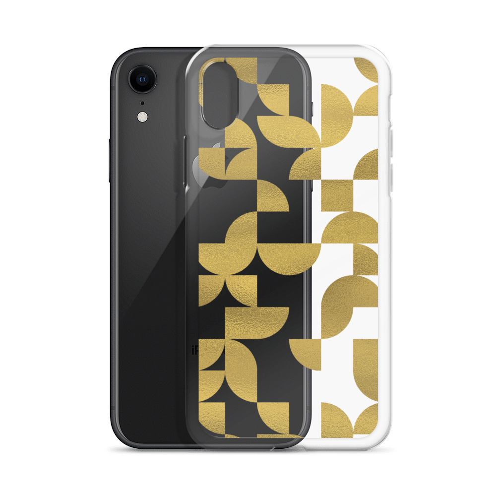 Geometria I Gold Clear Case for iPhone®