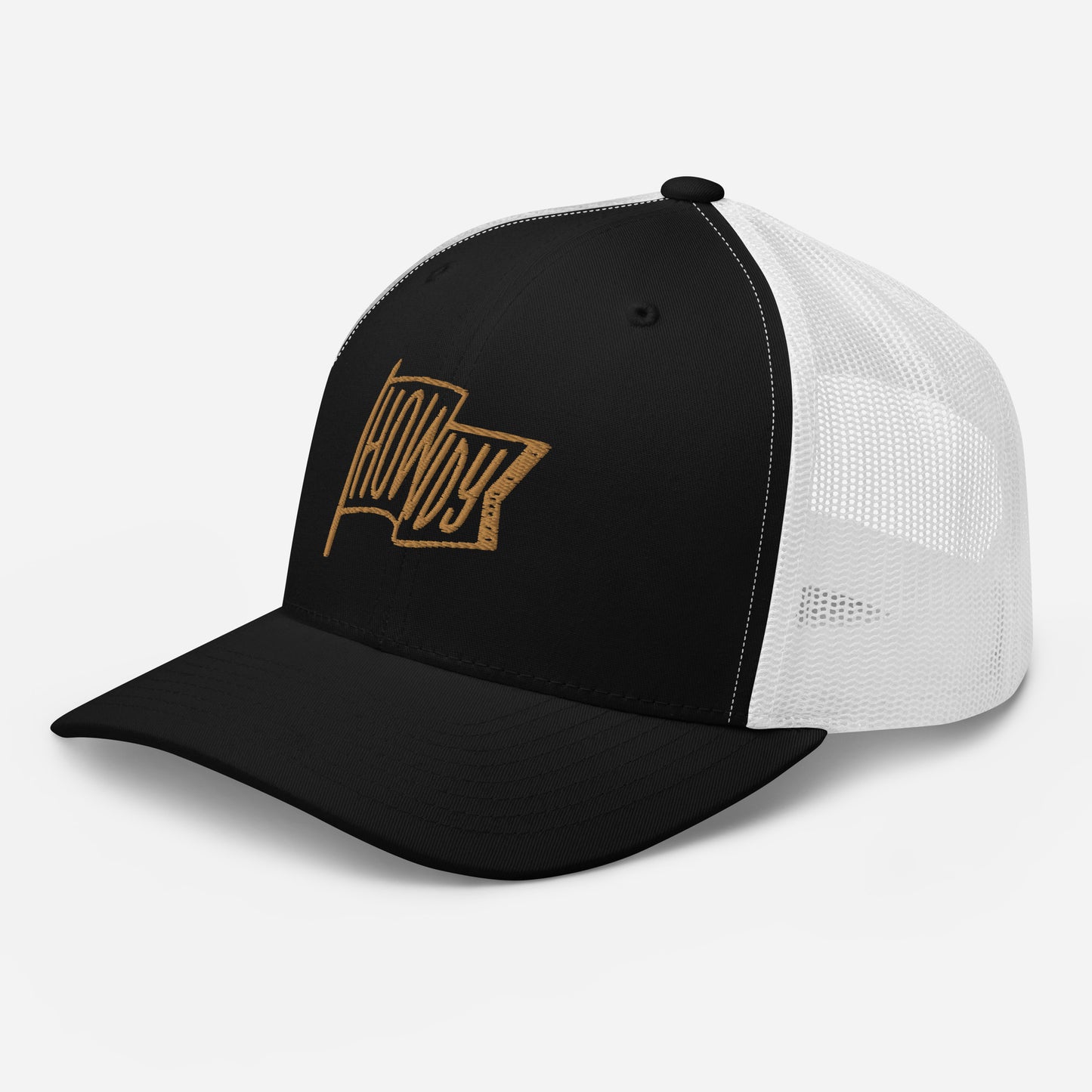 Howdy from Texas Gold Retro Trucker Cap