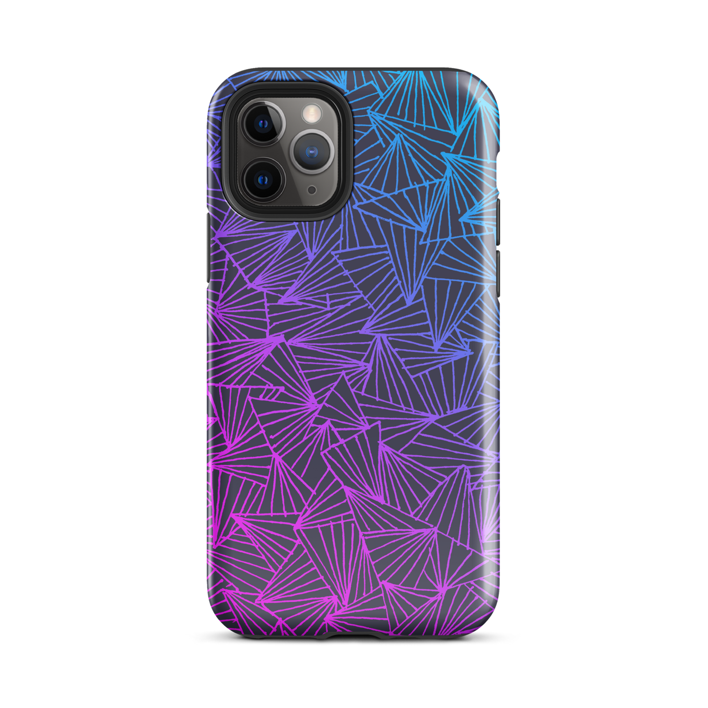 Gaggle of Triangles Gradient Tough Case for iPhone®