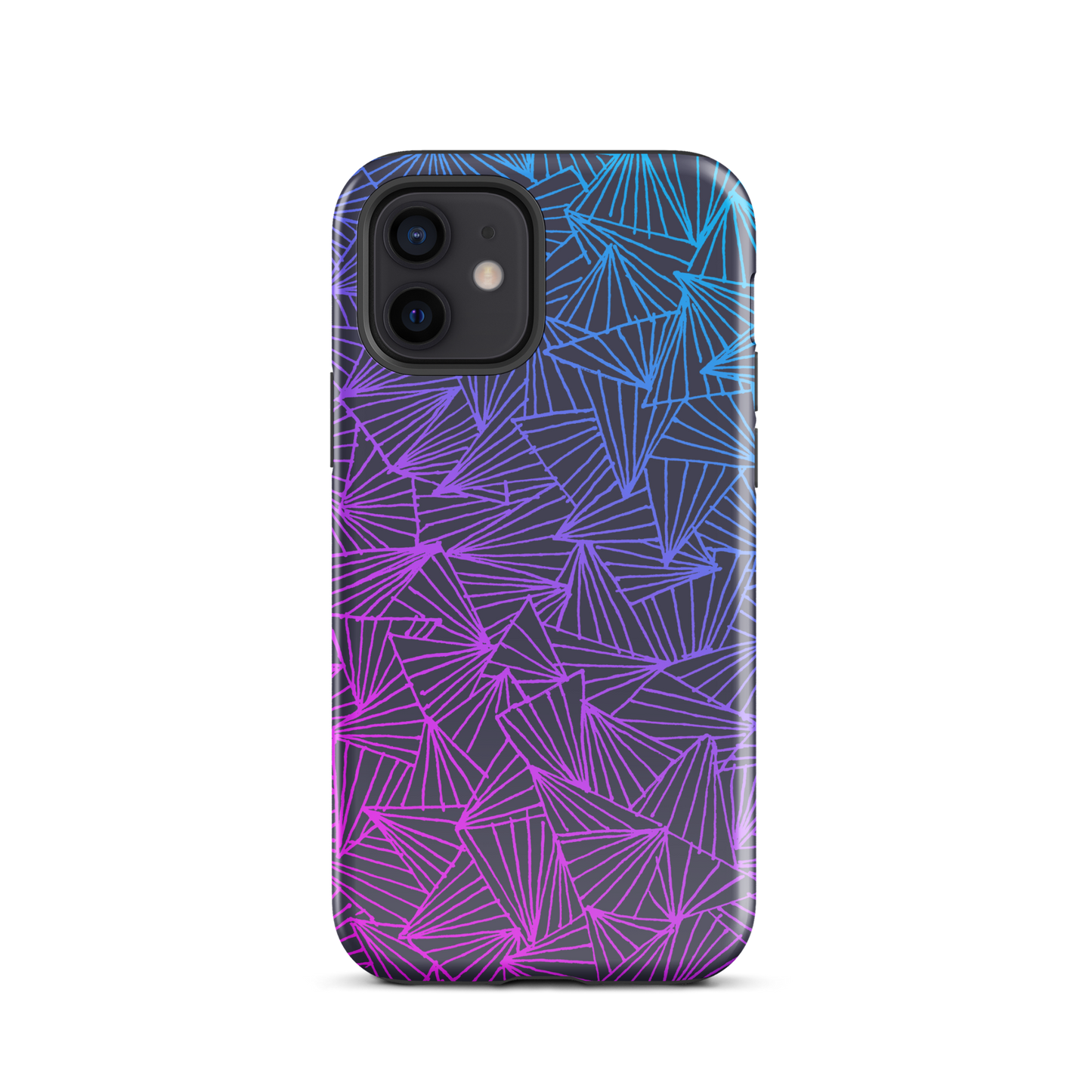 Gaggle of Triangles Gradient Tough Case for iPhone®