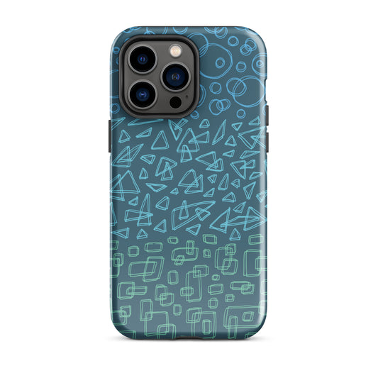 Geometrinity Azure Tough Case for iPhone®