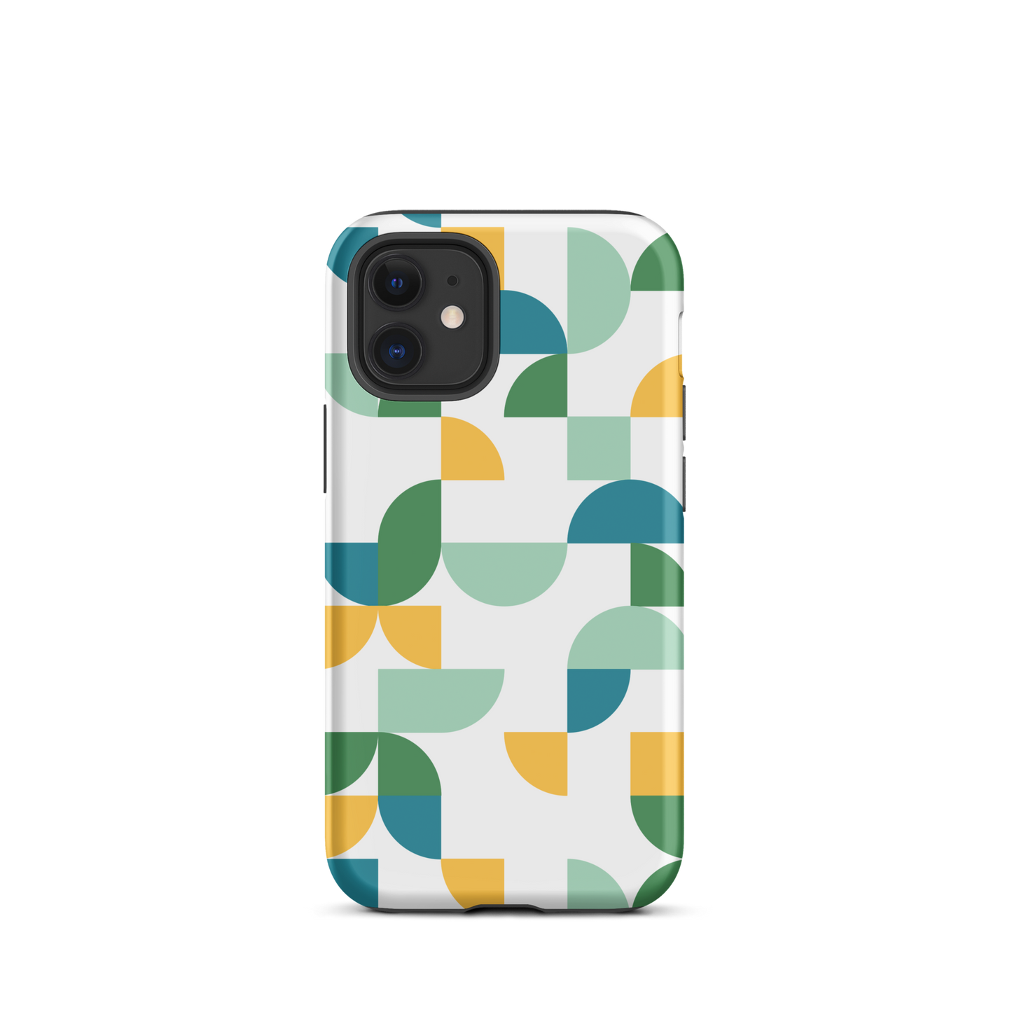 iPhone 12 mini tough case in Geometria I Midday design