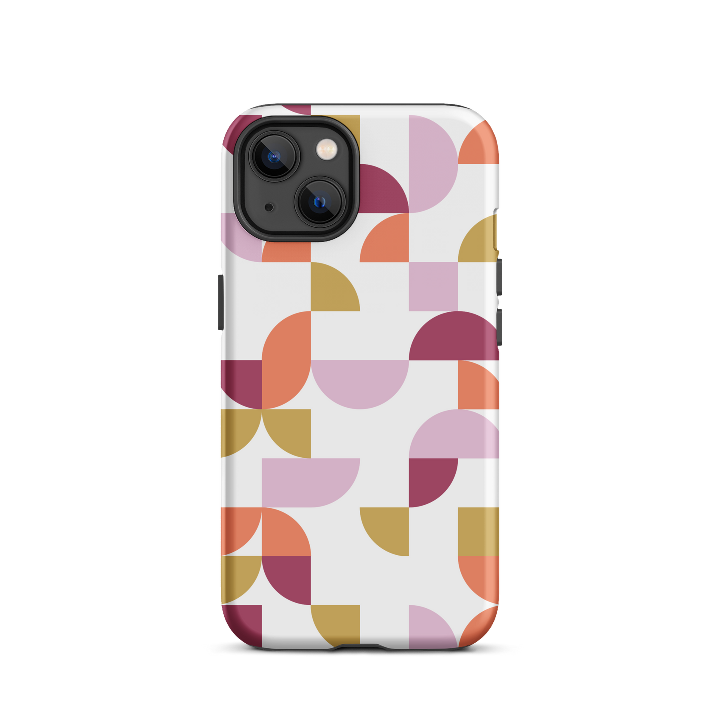 iPhone 13 tough case in Geometria I Sunset design