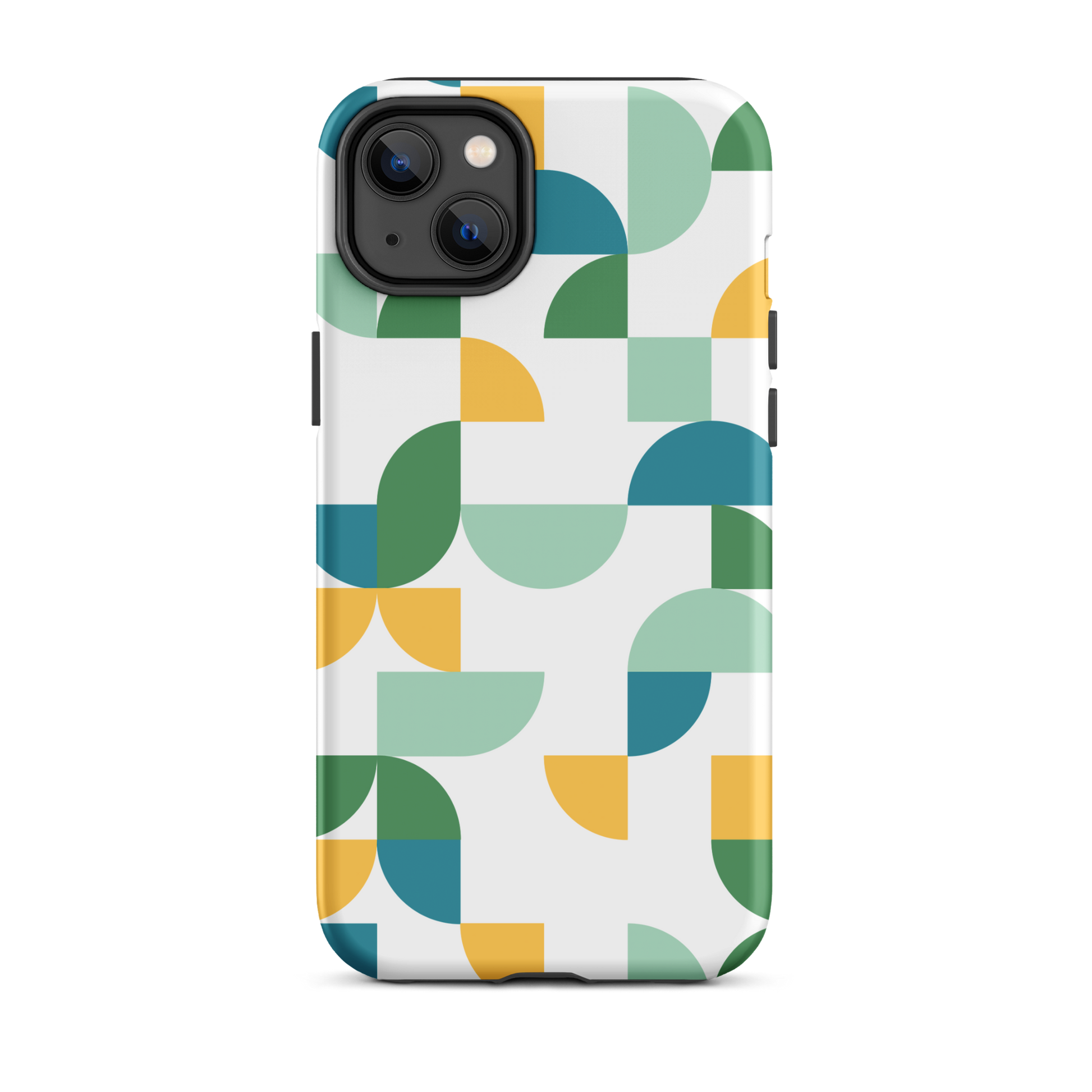 iPhone 14 plus tough case in Geometria I Midday design