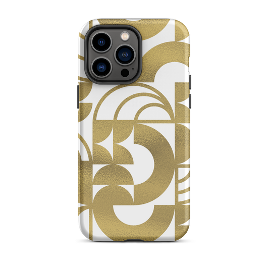 Geometria II Gold Tough Case for iPhone®