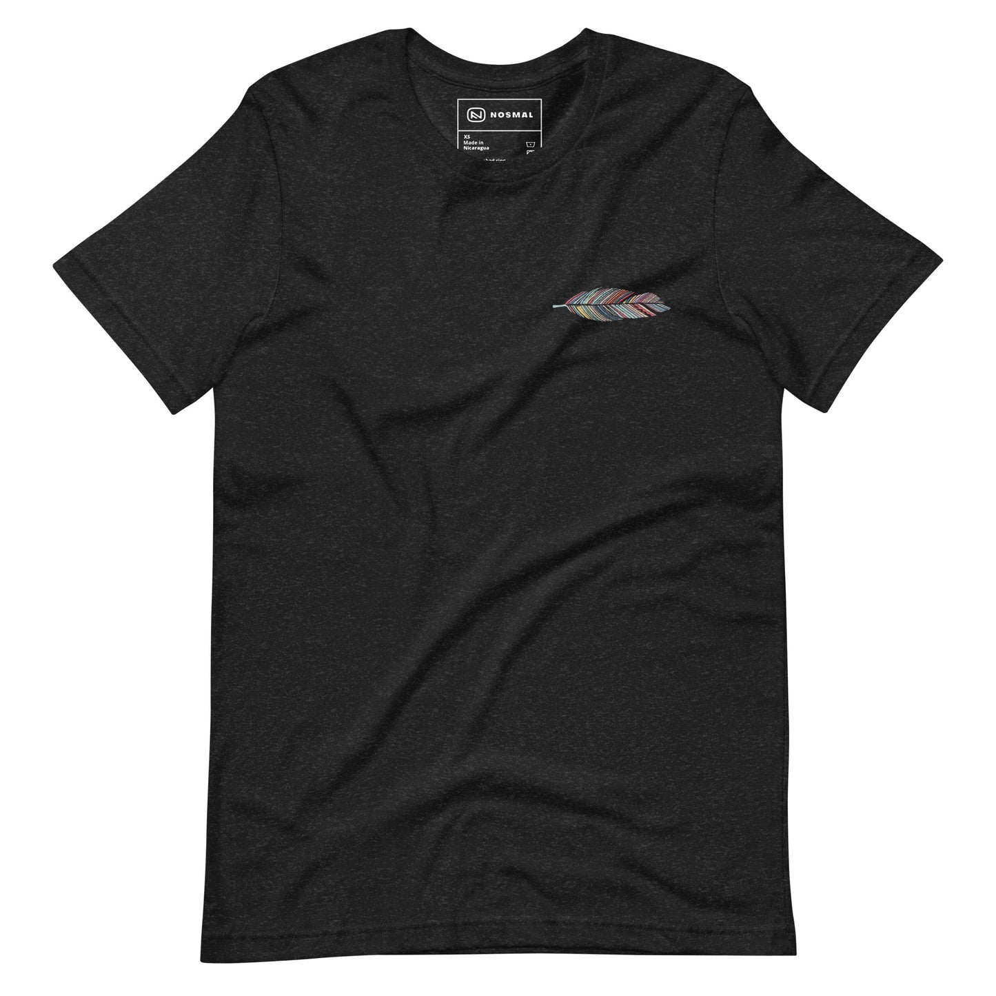 Prism Feather Embroidered Unisex T-shirt