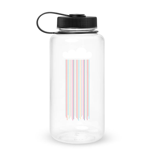 Prism Rain Wide Mouth Plastic Water Bottle